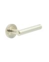 Richmond Door Handles Plain Rose Satin Nickel