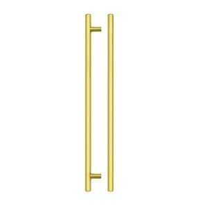 Zoo Hardware TDFPT-224-284BG T Bar Cabinet handle 224mm CTC, 284mm Total length Brushed Gold Finish