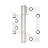 Zoo Hardware Flush / Interleaf Hinge Pair – CE/UKCA – Grade 11 – Satin Stainless Steel ZHSSFH-243S