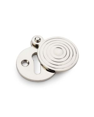 Alexander And Wilks Std Profile Round Christoph Escutcheon Polished Nickel AW382-PN
