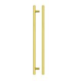 Zoo Hardware TDFPT-288-348BG T Bar Cabinet handle 288mm CTC, 348mm Total length Brushed Gold Finish