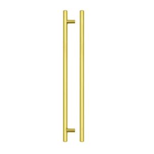 Zoo Hardware TDFPT-288-348BG T Bar Cabinet handle 288mm CTC, 348mm Total length Brushed Gold Finish