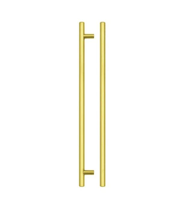 Zoo Hardware TDFPT-288-348BG T Bar Cabinet handle 288mm CTC, 348mm Total length Brushed Gold Finish