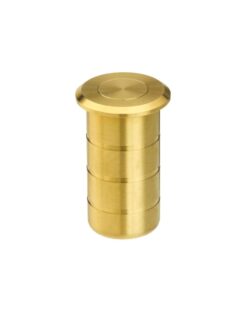 Zoo Hardware ZAS14-PVDSB Dust socket for flush bolt-concrete 20x38mm – Satin Brass Finish