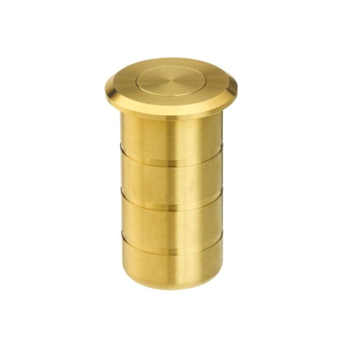 Zoo Hardware ZAS14-PVDSB Dust socket for flush bolt-concrete 20x38mm – Satin Brass Finish