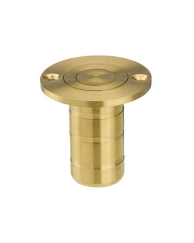 Zoo Hardware ZAS14A-PVDSB Dust socket for flush bolt-to Suit Wood – Satin Brass Finish