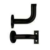 Zoo Hardware ZAS45-PCB Handrail Bracket – Powder Coated Matt Black