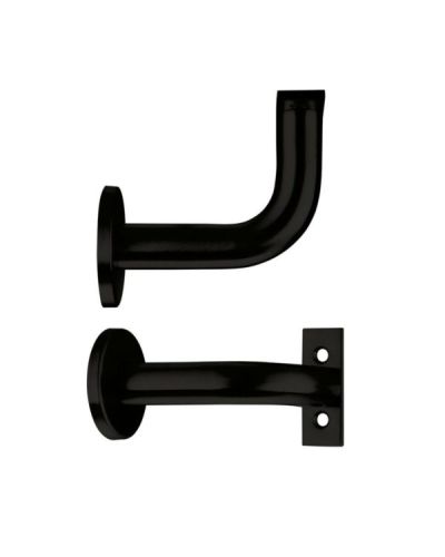Zoo Hardware ZAS45-PCB Handrail Bracket – Powder Coated Matt Black