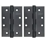 Zoo Hardware ZHSS63MB Slim Knuckle Bearing Hinge Stainless Steel – Grade 201 – 102 x 63 x 2.5mm – Matt Black
