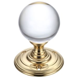 Glass Ball Mortice Knob – 55mm
