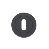 Standard Profile Round Escutcheon Oscuro Matt Black