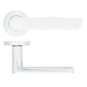 Valencia lever on rose Polished Chrome