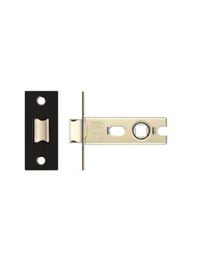 Project tubular latch 76mm Powder Coat Black