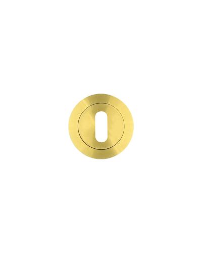 Standard Profile Round Escutcheon Satin Brass