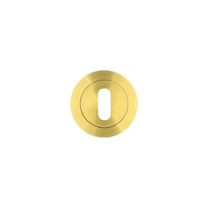 Standard Profile Round Escutcheon Satin Brass