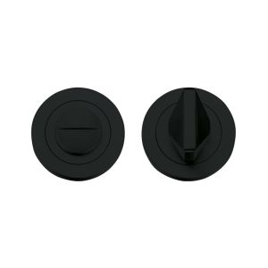 Bathroom Turn & Release On Round Rose Oscuro Matt Black