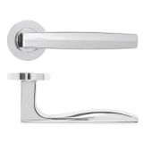 Appenine Lever On Round Rose Polished Chrome