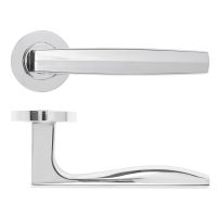 Appenine Lever On Round Rose Polished Chrome