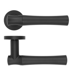 Aldo Lever On Round Rose Oscuro Matt Black