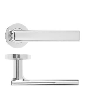 Frigo Lever On Round Rose Polished Chrome