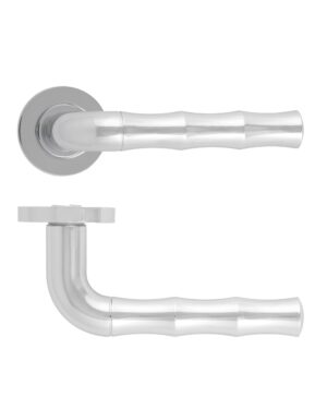 Vasco Lever On Round Rose Polished Chrome