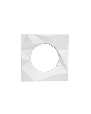 Spare Frattura Lever Square Rose Pack Powder Coat White