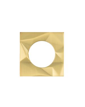 Spare Frattura Lever Square Rose Pack Satin Brass