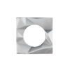 Spare Frattura Lever Square Rose Pack Satin Chrome