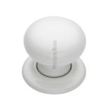 Heritage Brass White Porcelain Mortice Door Knobs, Porcelain Rose  (sold in pairs)