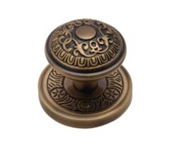 Heritage Brass Aydon Mortice Door Knobs, Antique Brass  (sold in pairs)
