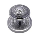 Heritage Brass Aydon Mortice Door Knobs, Polished Chrome (sold in pairs)