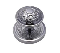 Heritage Brass Aydon Mortice Door Knobs, Polished Chrome  (sold in pairs)