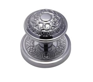 Heritage Brass Aydon Mortice Door Knobs, Polished Chrome (sold in pairs)