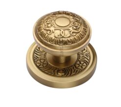 Heritage Brass Aydon Mortice Door Knobs, Satin Brass  (sold in pairs)