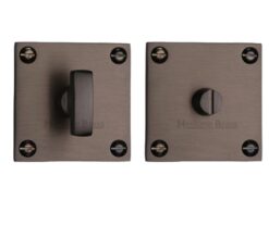 Heritage Brass Square 50mm x 50mm Turn & Release, Matt Bronze