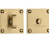 Heritage Brass Square 50mm x 50mm Turn & Release, Satin Brass