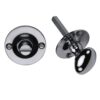 Heritage Brass Round 36mm Diameter Turn & Release, Polished Chrome