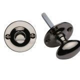 Heritage Brass Round 36mm Diameter Turn & Release, Polished Nickel -
