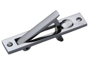 Heritage Brass Pocket Door Edge Pull, Polished Chrome  (sold in singles)
