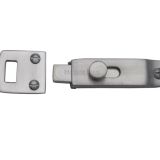 Heritage Brass Slide Bolt (66mm x 19mm), Satin Chrome