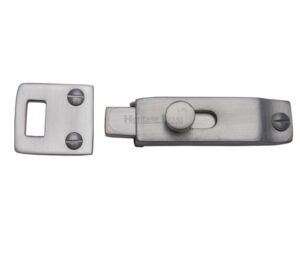 Heritage Brass Slide Bolt (66mm x 19mm), Satin Chrome