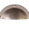 Heritage Brass Cabinet Drawer Pull Handle (86mm C/C), Satin Nickel