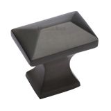 Heritage Brass Anvil Design Pyramid Cabinet Knob, Matt Bronze