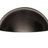 Heritage Brass Cabinet Drawer Pull Handle (57mm C/C), Matt Bronze