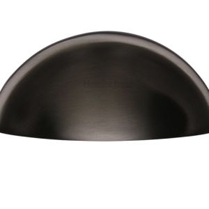 Heritage Brass Cabinet Drawer Pull Handle (57mm C/C), Matt Bronze