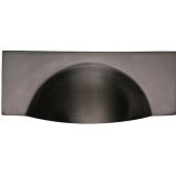 Heritage Brass Cabinet Drawer Pull Handle (57mm C/C), Matt Bronze