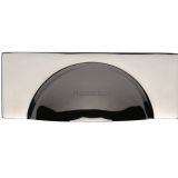 Heritage Brass Cabinet Drawer Pull Handle (57mm C/C), Polished Nickel