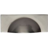 Heritage Brass Cabinet Drawer Pull Handle (57mm C/C), Satin Nickel