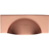 Heritage Brass Cabinet Drawer Pull Handle (57mm C/C), Satin Rose Gold