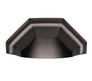 Heritage Brass Cabinet Drawer Pull Handle (89mm C/C), Matt Bronze